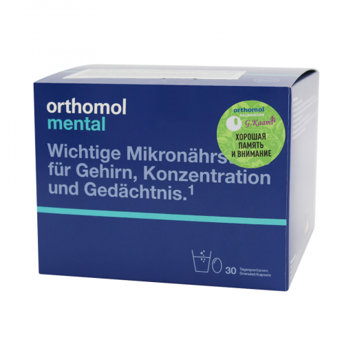 ORTHOMOL Препарат Mental, 30 порций 231