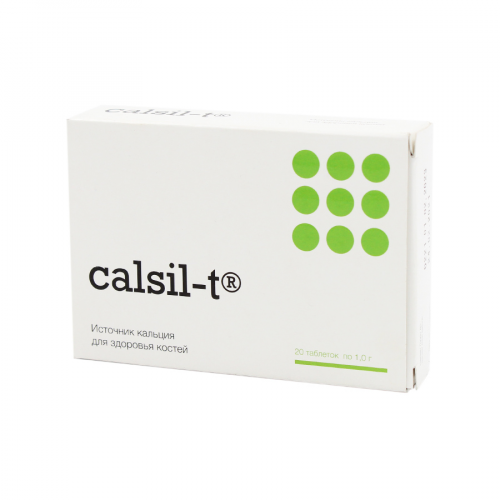 PEPTIDES Таблетки Calsil-t 1.0гр 20 таблеток