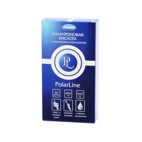 ПОЛЯРИС Капсулы Гиалуроновая кислота с карнозином и коллагеном PolarLine 30 капсул