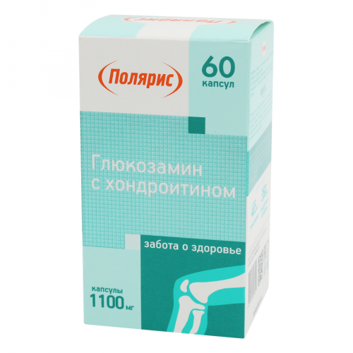 ПОЛЯРИС Капсулы Глюкозамин с хондроитином 60шт