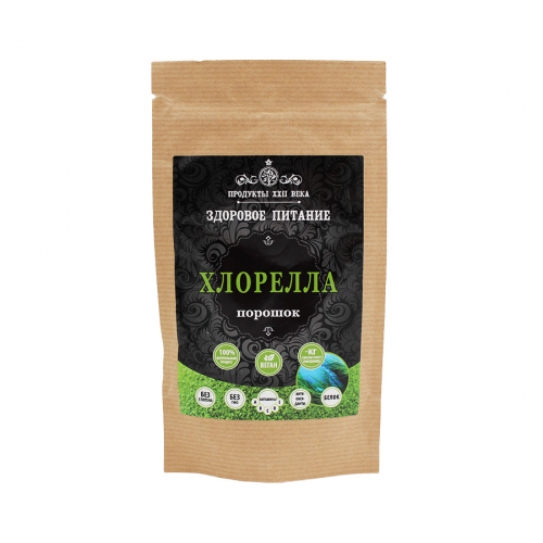 ПРОДУКТЫ XXI ВЕКА Порошок хлорелла 50гр