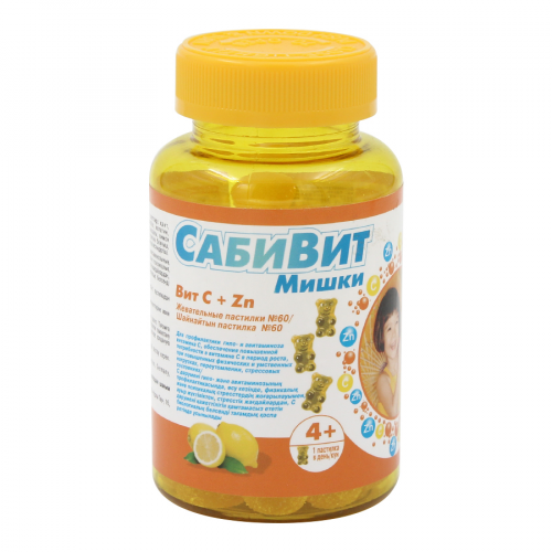 СабиВит мишки Вит С +Zn
