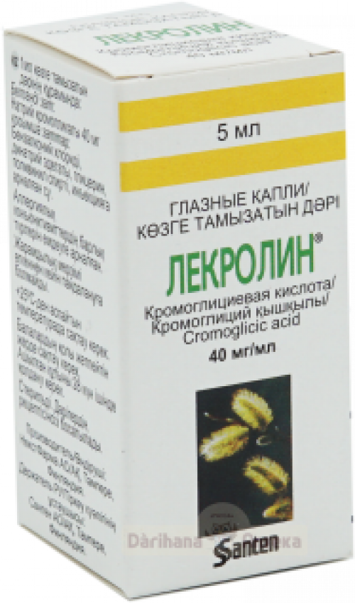 Santen Лекролин 4% капли глазные 5 мл