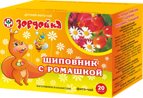 Шиповник с ромашкой Зердейка