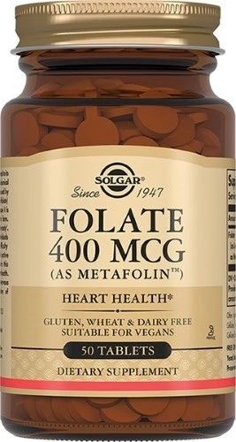Solgar ФОЛАТ 400 мкг N50 таблетки