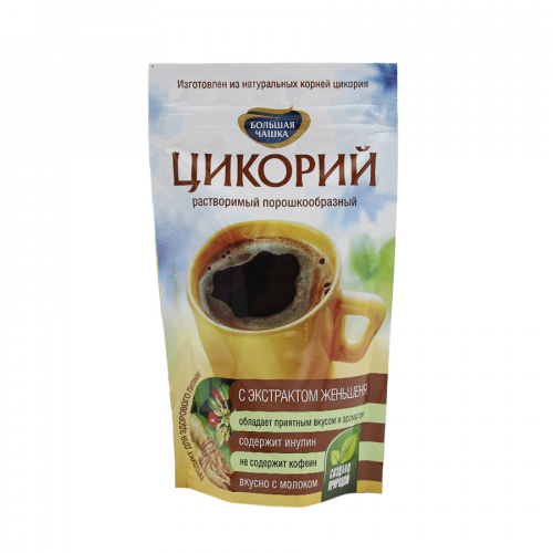 Цикорий растворимый порошкообразный с экстрактом женьшеня