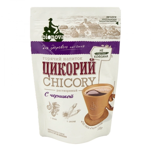 Цикорий с черникой