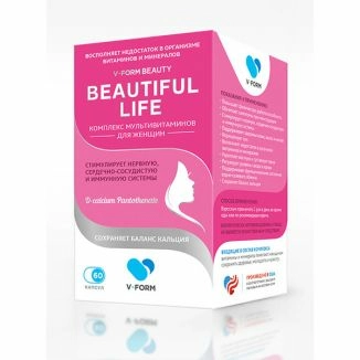 V Form Beauty Комплекс мультивитаминов для женщин Beautiful Life