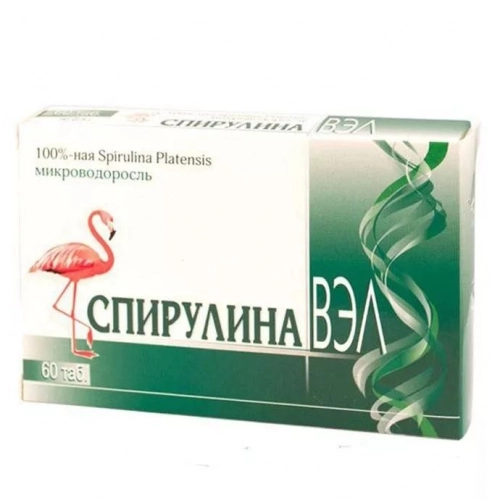 В-МИН ООО Спирулина-Вэл 500мг N60