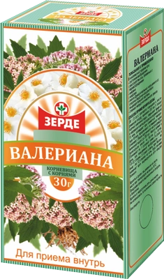 Валериана корневище с корнями