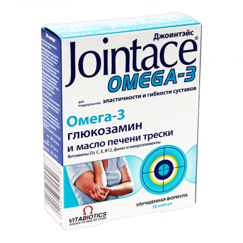 VITABIOTICS Капсулы Jointace Omega-3, 30шт.