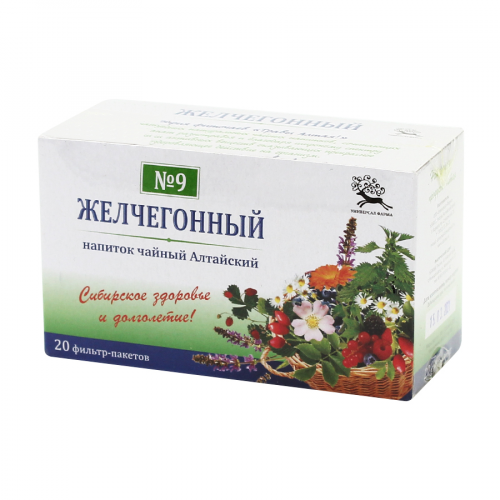 Желчегонный чайный напиток Алтайский №9